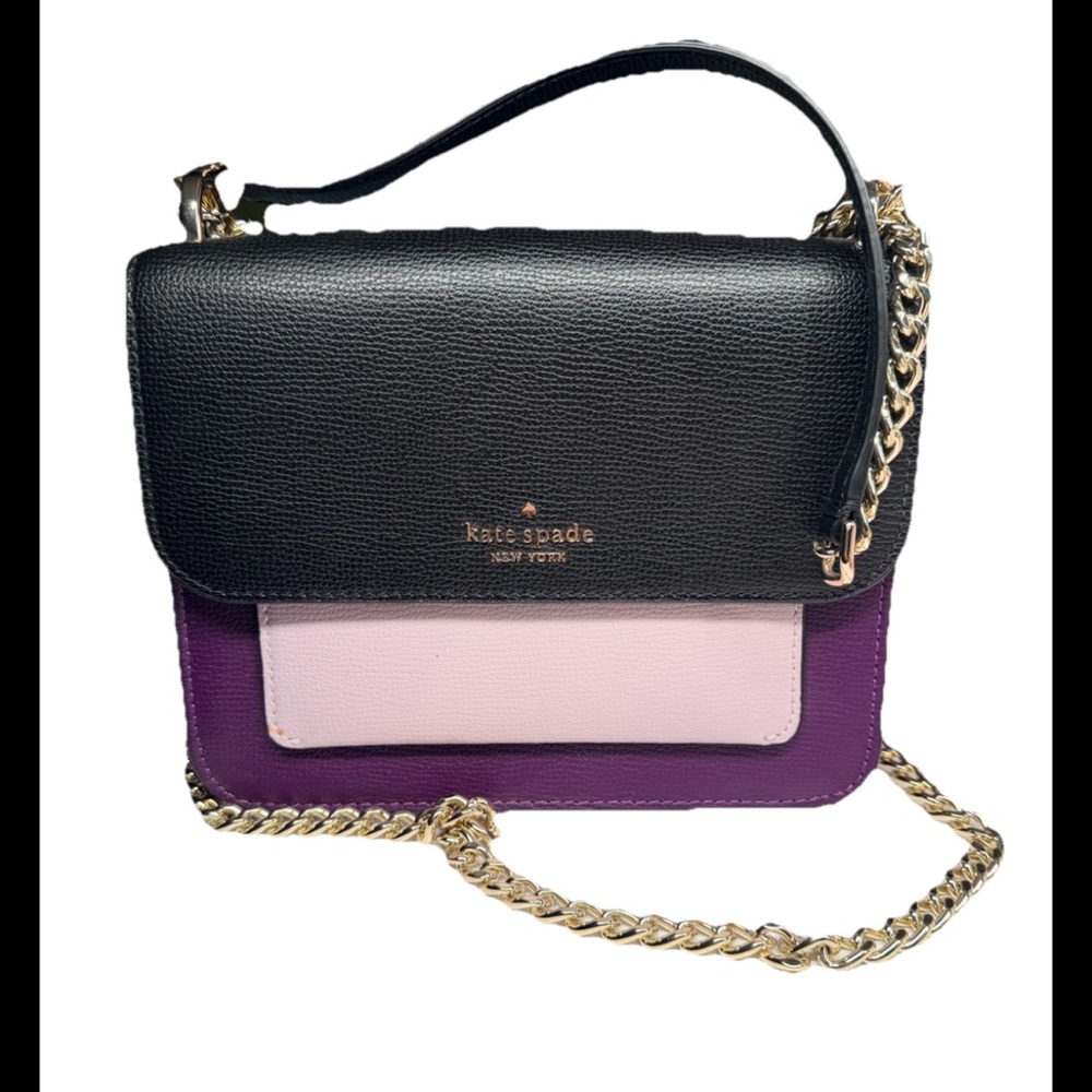 KATE SPADE Remy Colorblock Flap Chain Crossbody Handbag - Picture 1 of 9
